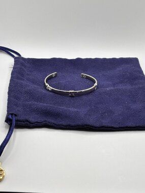 AuthenticTory Burch bracelet -pre-loved. Silver plate.